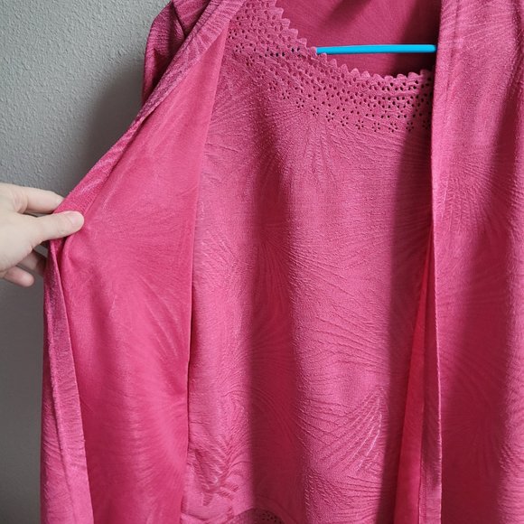 Pink Collection Blouse With Built In Cami - Picture 2 of 4